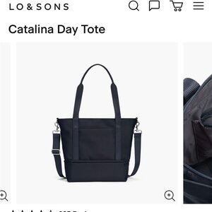 Lo & Sons Catalina Day Tote - Midnight Black